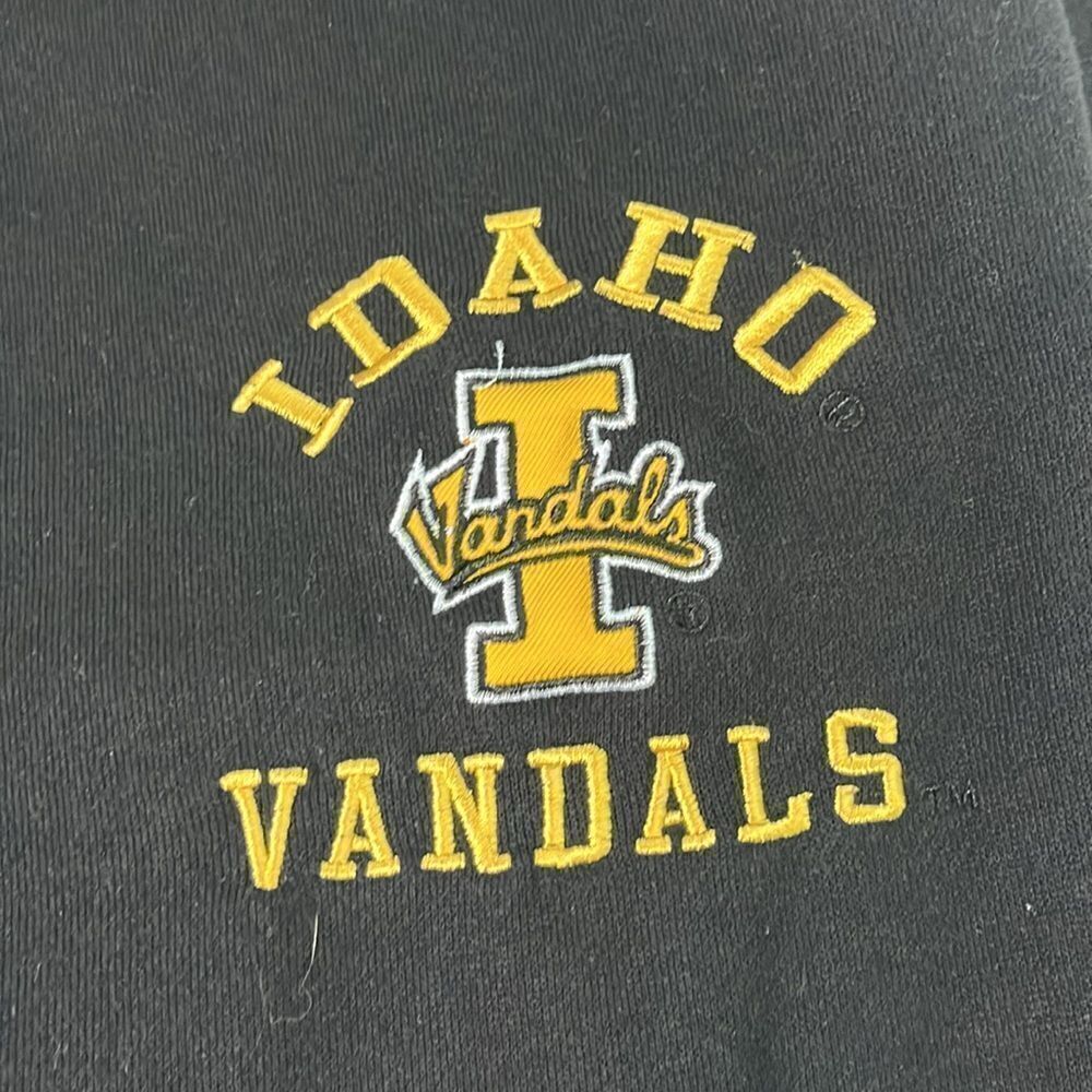 U of I Vandals Idaho Embroidered sweats by Colosseum Large EUC open cuff